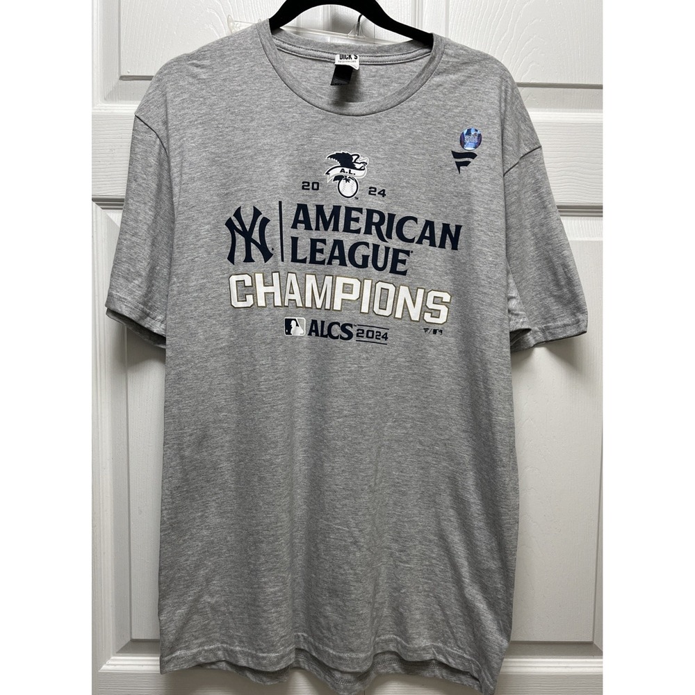 New York Yankees American League Champions SHIRT 2024 New Sz Lg